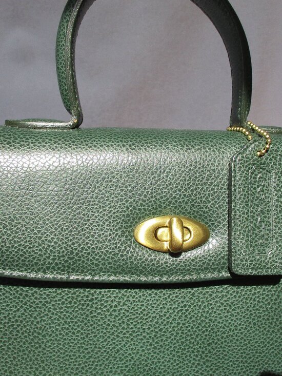 Coach 4413 Madison Gracie purse handbag crossbody forest green - Picture 2 of 16